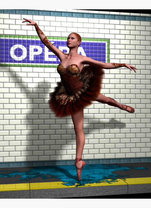 opéra swan lake - dominique mulhem - holographie lenticulaire - pop art - artiste contemporain