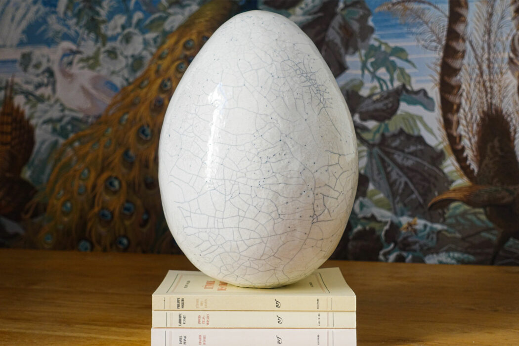 Gros œuf - Bennie - objet d’art - œuvre contemporaine - céramique
