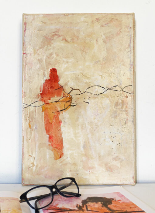 Silhouette rouge - Philippe Croq - oeuvre contemporaine