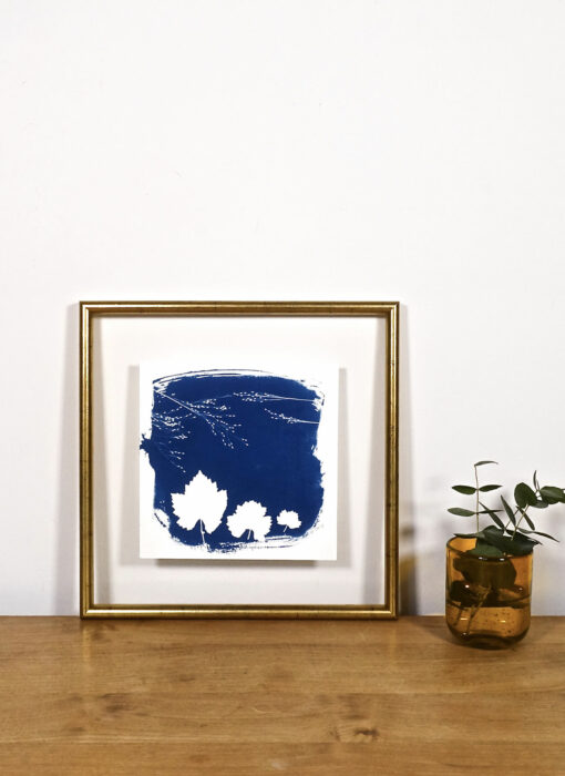 Cyanotype 10 - Valérie Gho - tableau contemporain - en situation