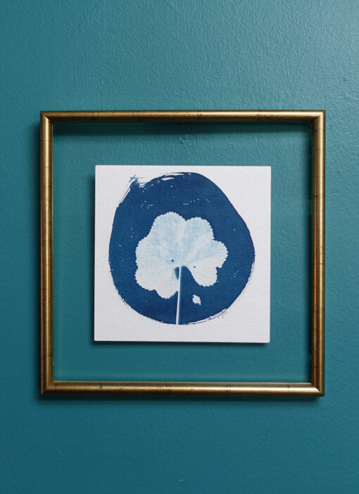 Cyanotype 6 - oeuvre sur papier - Valérie Gho - artiste contemporaine