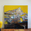 Sainte-Victoire ciel jaune - Sainte-Victoire yellow sky - clotilde Philipon - peinture contemporaine