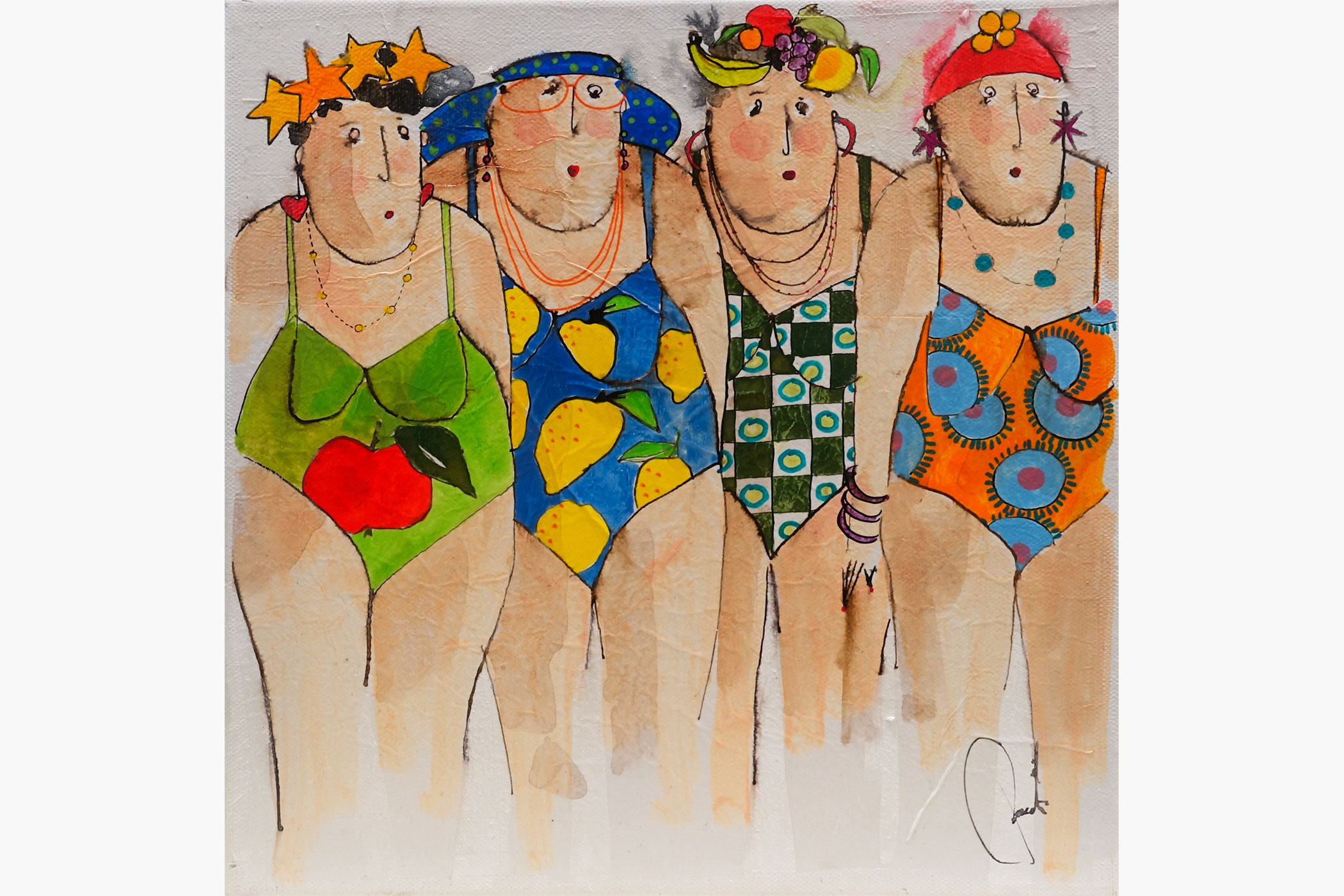 Ninon Patricia Hélène Jeanne - bathers - Galerie Maison Dauphine