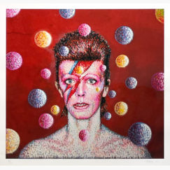 David Bowie fresque mural- James Cochran aka jimmy C - street art