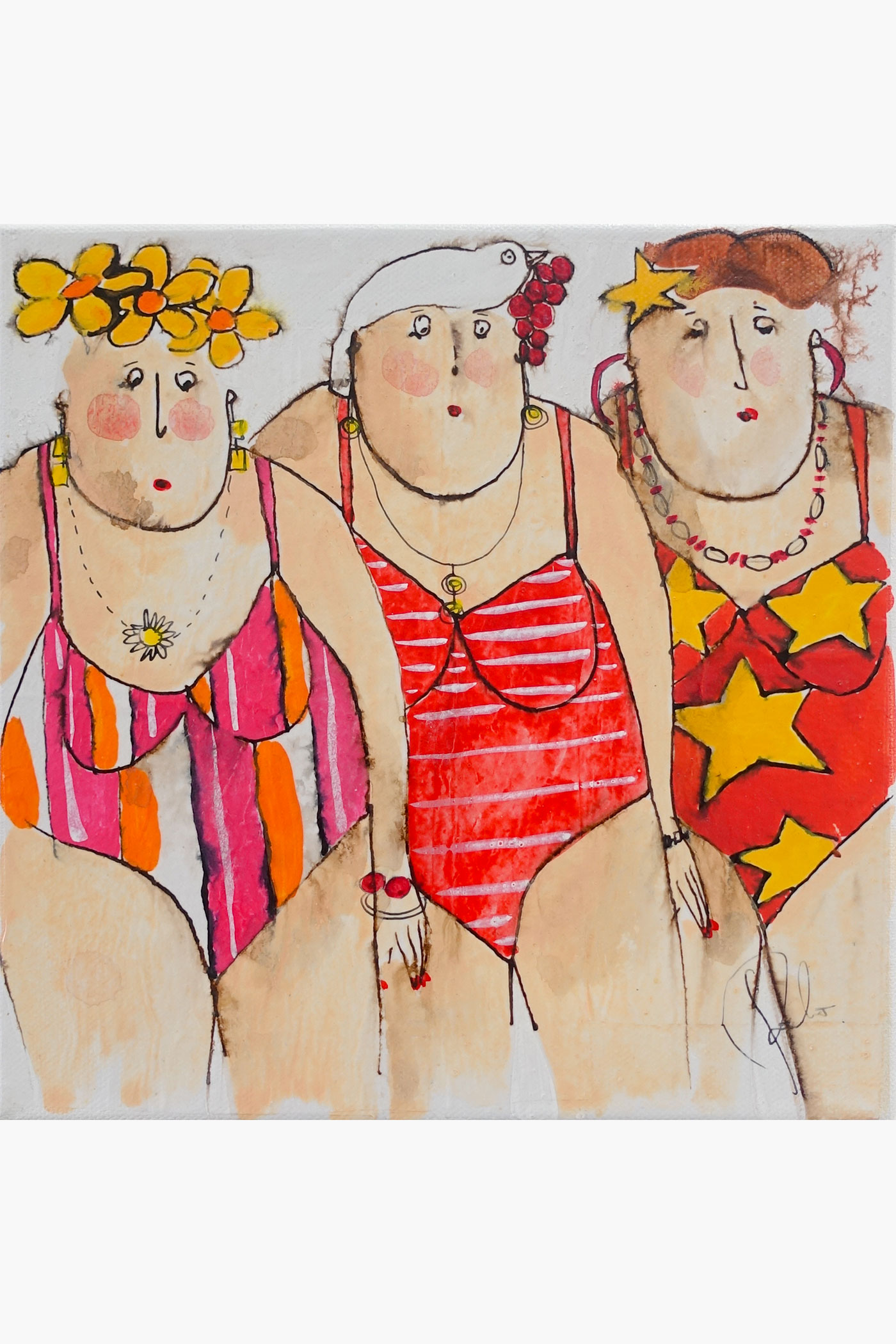 Suzette Annie Nine bathers - Galerie Maison Dauphine