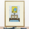 Joan Miró & le canari - damien nicolas roux - dessin - mise en situation