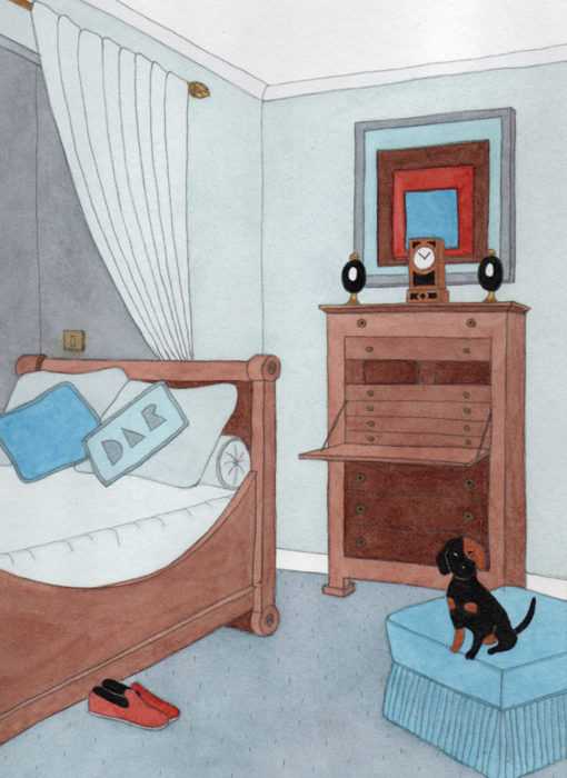 Josef Albers & le chien- damien nicolas roux - dessin - détouré