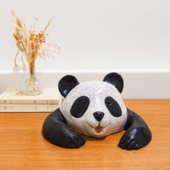 Famille panda grand - Panda family big ceramic - Bennie - céramique contemporaine - mise en situation 