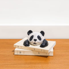 Famille panda petit - Panda family small ceramic - Bennie - céramique contemporaine - mise en situation 