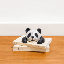 Famille panda petit - Panda family small ceramic - Bennie - céramique contemporaine - mise en situation