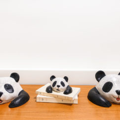 Famille panda petit - Panda family small ceramic - Bennie - céramique contemporaine - ensemble