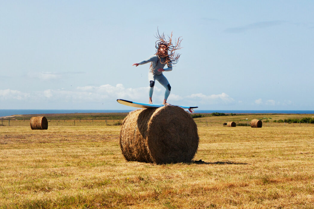 Surfeur sur meule - Grindstone Surfer - Aurélia Faudot - photographie - détail