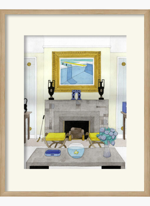 La piscine de Hockney & le poisson or – Image 3