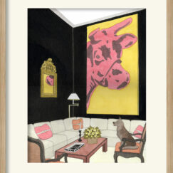 La vache de Warhol & le chien - The Warhol cow & the dog - Damien Nicolas Roux - détail  