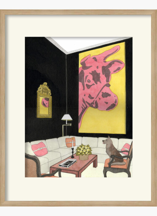 La vache de Warhol & le chien - The Warhol cow & the dog - Damien Nicolas Roux - détail