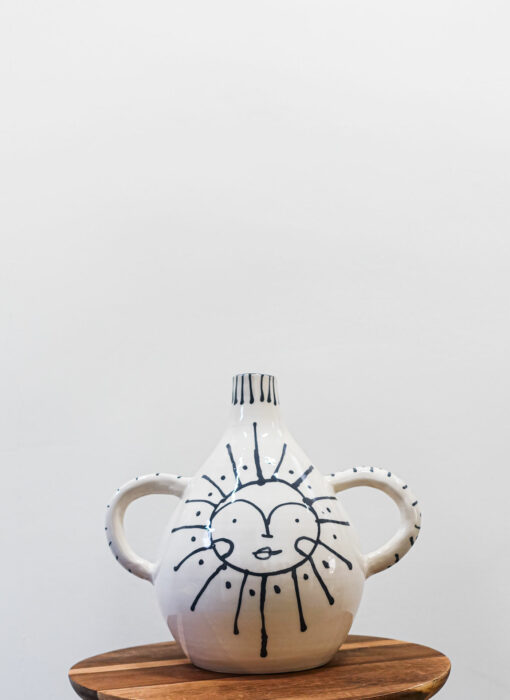 Vase goutte (1), Maison Bonjour, linda Fina, céramiste contemporain, dos