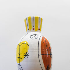 Vase visage (1), Maison Bonjour, Linda Fina, céramiste contemporain, profil