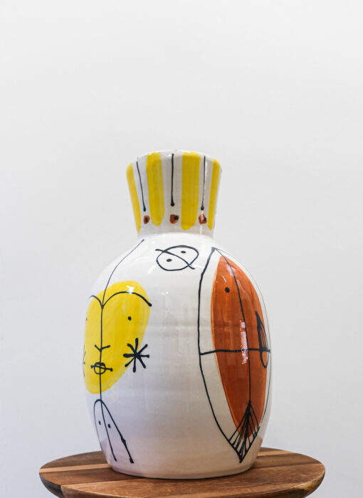 Vase visage (1), Maison Bonjour, Linda Fina, céramiste contemporain, profil