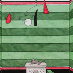 Le mobile de Calder 1le chat Damien Nicolas Roux détail