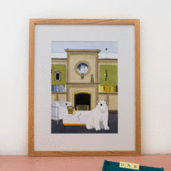 L'ours polaire & la table de glace Damien Nicolas Roux en situation