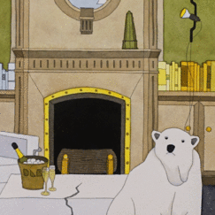 L'ours polaire & la table de glace Damien Nicolas Roux détail