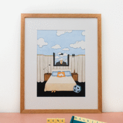 L'homme-nuage de René Magritte & la chambre des rêves damien Nicolas roux en situation