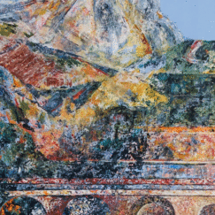 La montagne Sainte-Victoire vue du Tholonet, Clotilde Philipon, détail
