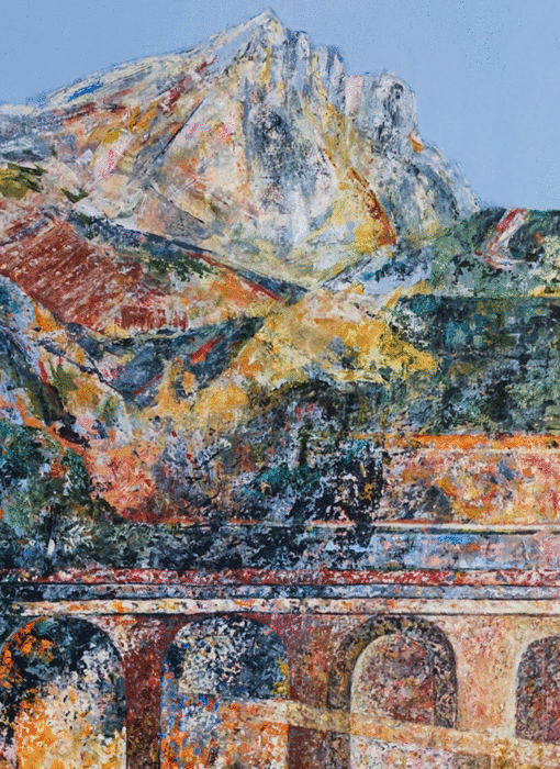 La montagne Sainte-Victoire vue du Tholonet, Clotilde Philipon, détail