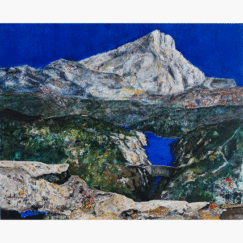 Le barrage Zola et la montagne Sainte-Victoire, Clotilde Philipon, détouré