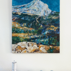 Les couleurs de Cézanne sur la Sainte-Victoire, Clotilde Philipon, mise en scène