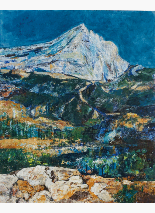Les couleurs de Cézanne sur la Sainte-Victoire, Clotilde Philipon, détouré