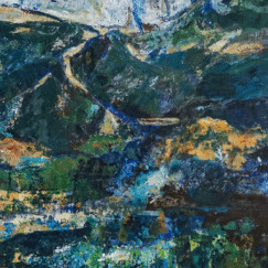 Les couleurs de Cézanne sur la Sainte-Victoire, Clotilde Philipon, détail