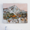 Vue de Bibemus - Montagne Sainte-Victoire, Clotilde Philipon, mise en scène