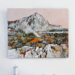 Vue de Bibemus - Montagne Sainte-Victoire, Clotilde Philipon, mise en scène