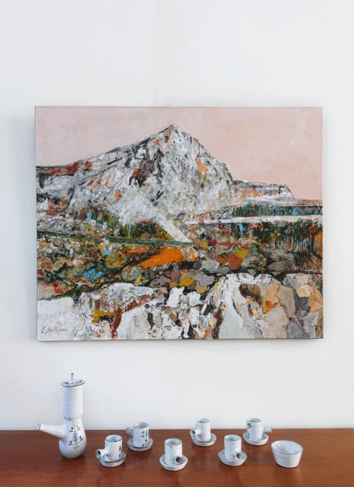 Vue de Bibemus - Montagne Sainte-Victoire, Clotilde Philipon, mise en scène