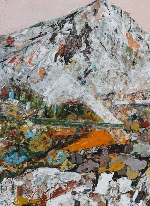 Vue de Bibemus - Montagne Sainte-Victoire, Clotilde Philipon, détail